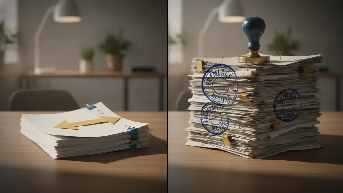 A visual metaphor for escalation from dispute to chargeback