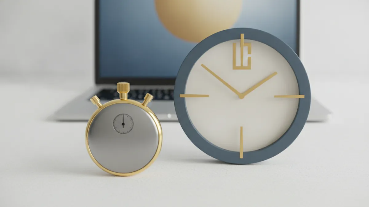Timing tools symbolizing the duplicate transaction window