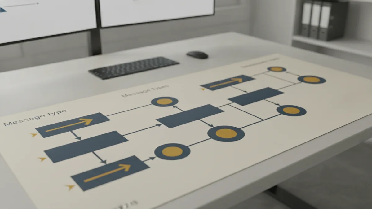 EDI message types Process flow diagram concept showing invoice, payment order, and remittance steps