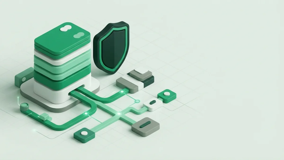 Protective payment risk layers Emerald payment blocks and shield showing the value of fraud detection