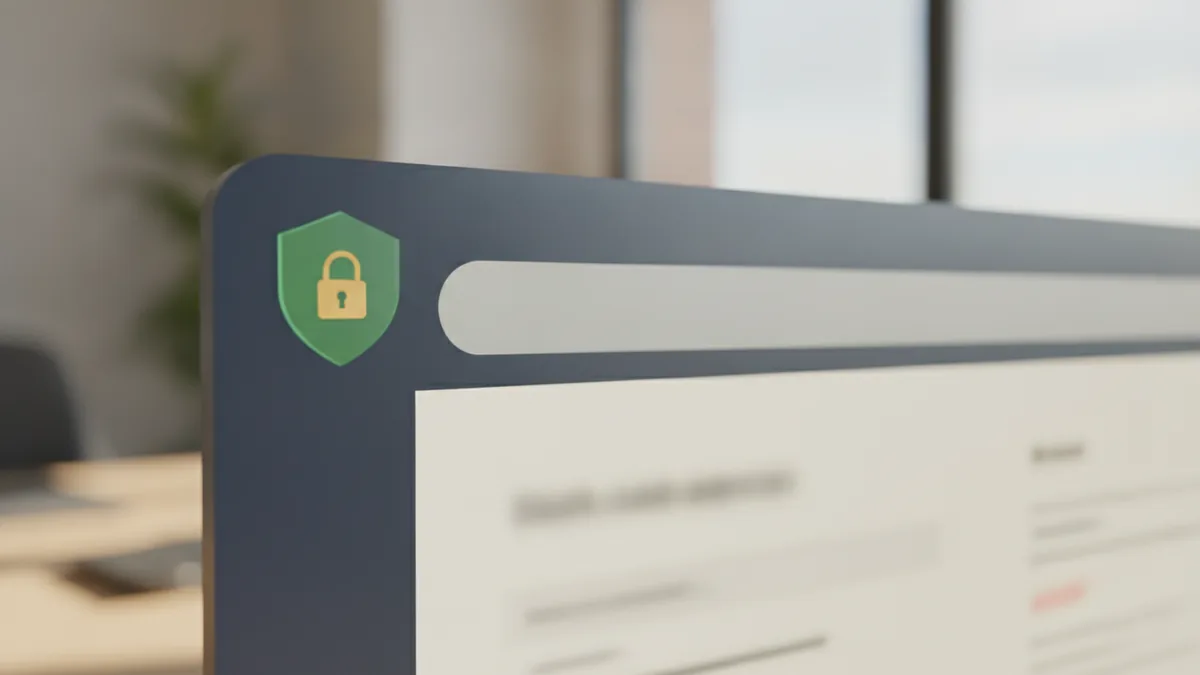 Secure connection cues for safe online payment checkout.