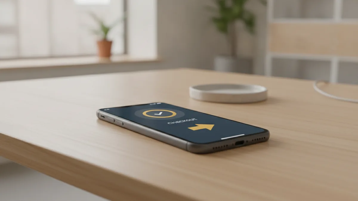 Mobile checkout flow after receiving a secure payment link by SMS