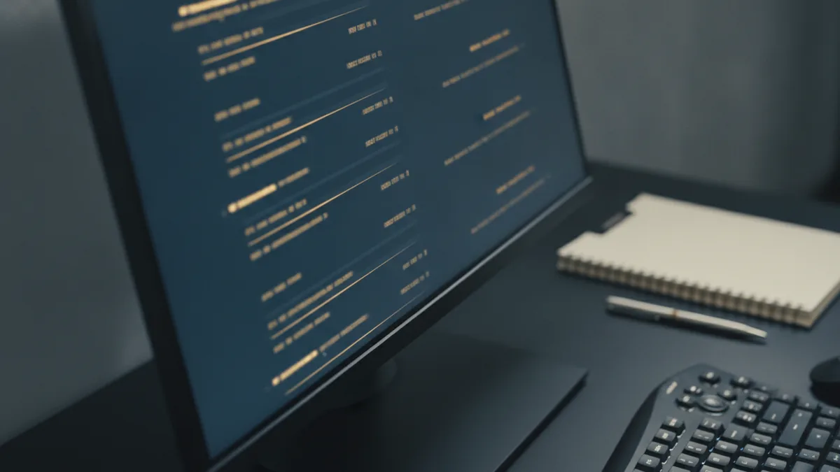 How TXIDs connect systems Focused workstation view suggesting secure transaction record tracking.