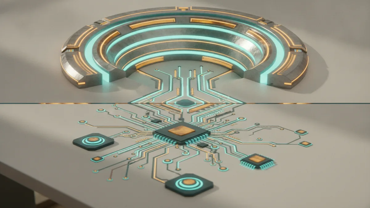 Gateway versus processor Two linked systems showing gateway and processor roles
