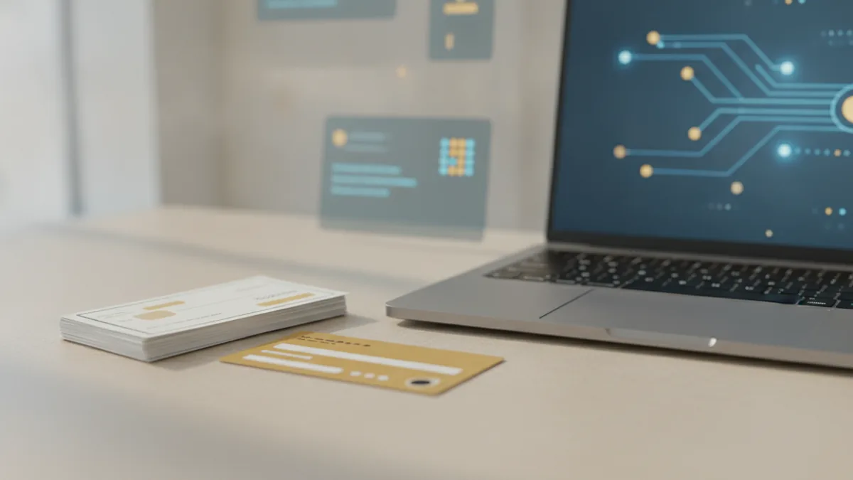 Comparison of paper checks versus electronic deposit convenience for businesses