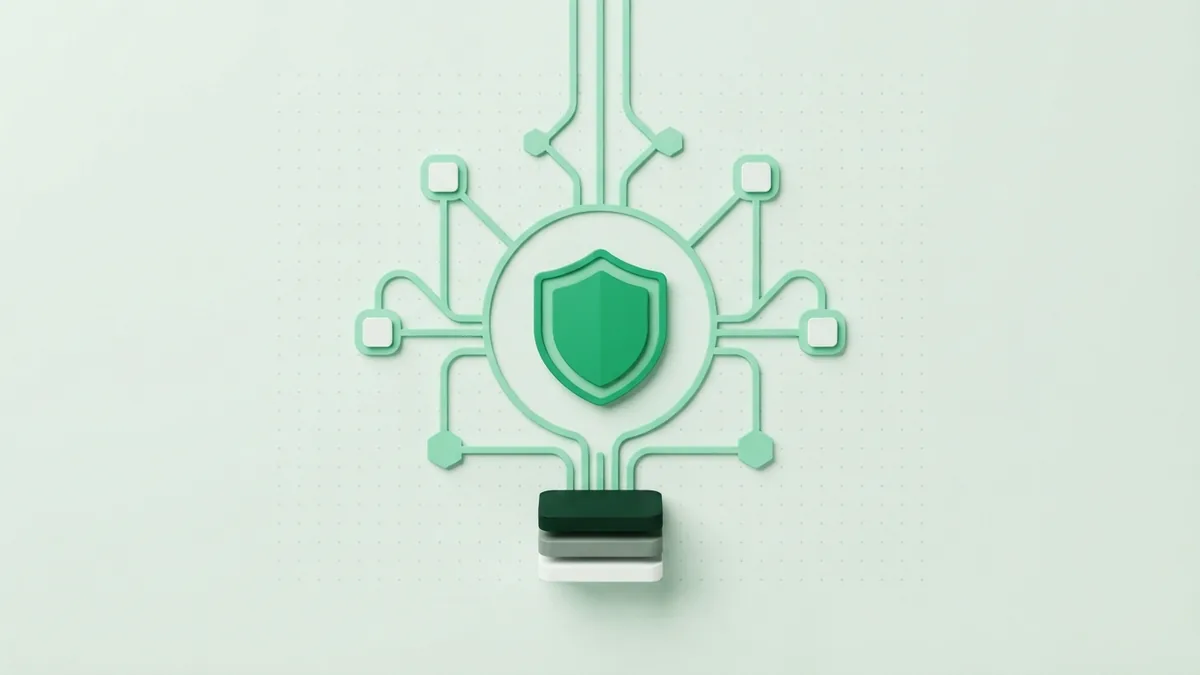 Abstract payment safety structure with shield and protected transaction nodes