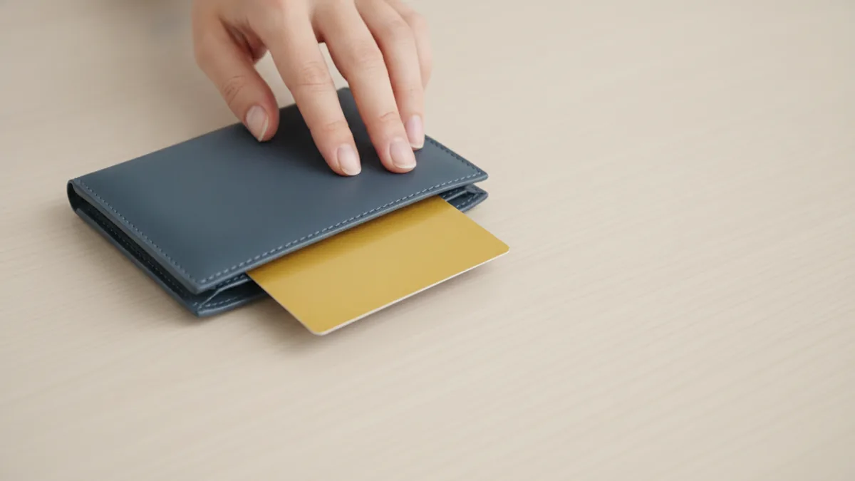 Checking a payment card and details before retrying a declined transaction.